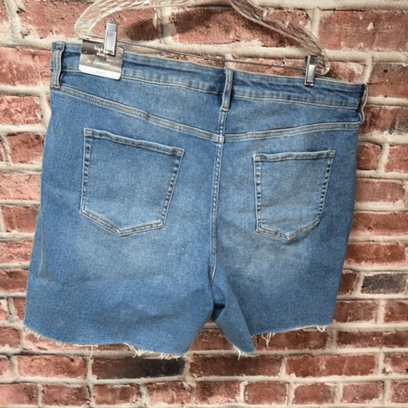 Women's AVA & VIV High Rise Stretch Denim Shorts‎ 22W - Picture 6 of 7